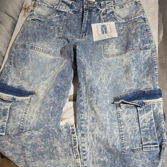 blue turtle Denim - Women's High Rise Acid Wash Jeans